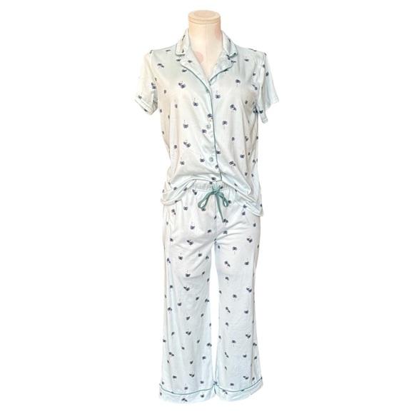 Rae Dunn Other - Rae Dunn palm Tree Capri PJ set- small